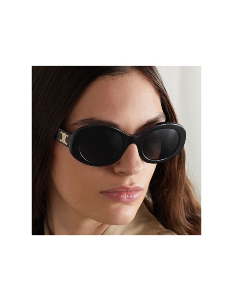 celine cl 40194|Celine Triomphe Grey Oval Ladies Sunglasses CL40194U 72A .